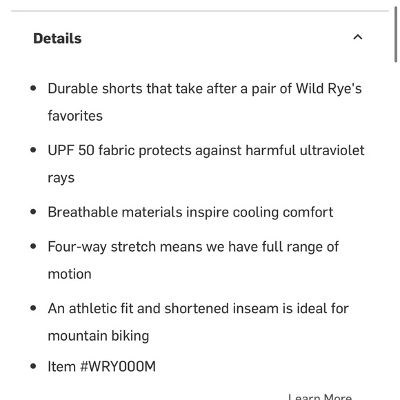 Wild Rye Freda 7" MTB Bike Shorts Size 4 in Desert Dream/Ochre - Picture 12 of 12